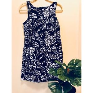 Crown & Ivy Blue and White Dress